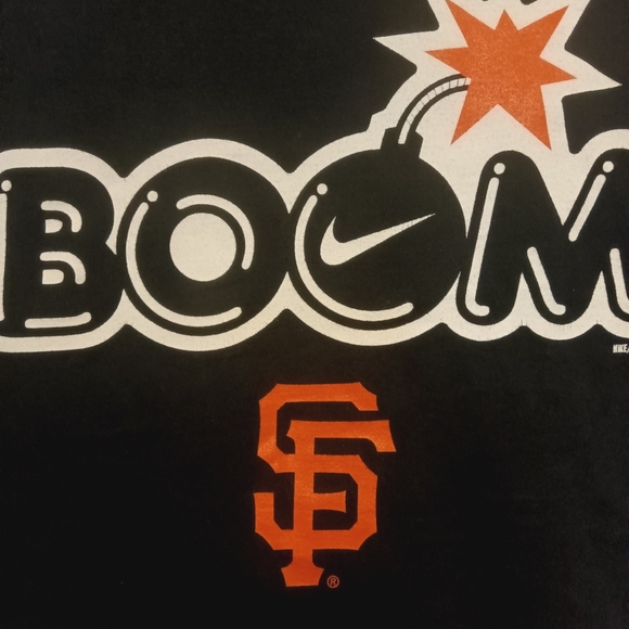 Nike SF Giants T-Shirt with Front and Back SF Graphic - Picture 2 of 4